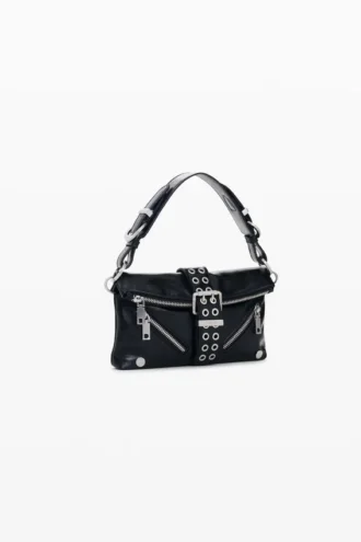 Buckle Bag Leather Effect