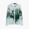 Buttoned Texture T-Shirt