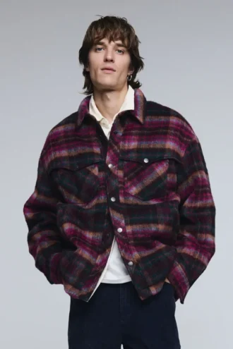 checked jacket with pockets 1 330x495 - Checked Jacket with Pockets