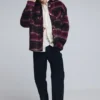Checked Jacket with Pockets