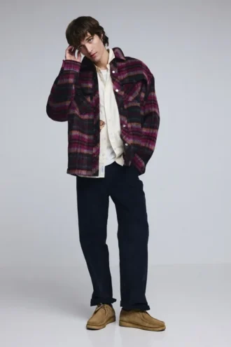 checked jacket with pockets 2 330x495 - Checked Jacket with Pockets