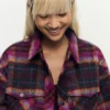 Checked Jacket with Pockets