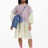 Checked Ruffle Check Dress
