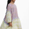 Checked Ruffle Check Dress