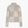 Checked Turtleneck Sweater Checked Turtleneck Sweater