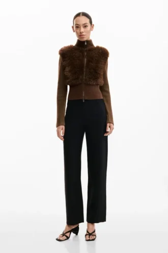 Chocolate Knit Jacket