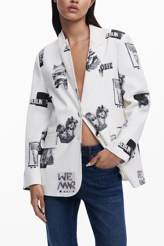 Collage Blazer Collage Blazer