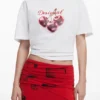Collage Skirt with Turned Waist