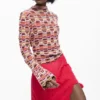 Colorful Knit Sweater