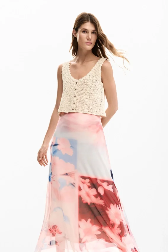 Combined Crochet Dress Combined Crochet Dress