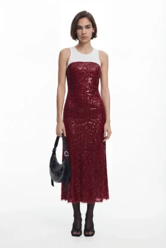 Combined Midi Dress