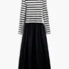 Combined Midi Dress