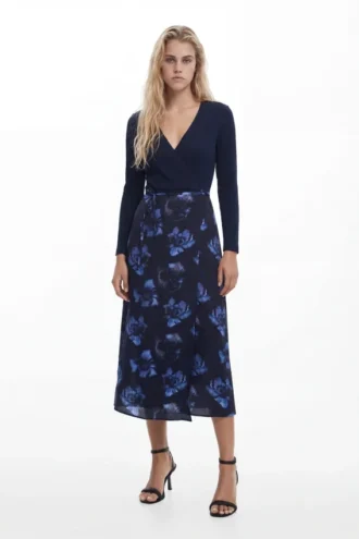 Combined Midi Dress