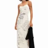 Combined Midi Dress Combined Midi Dress