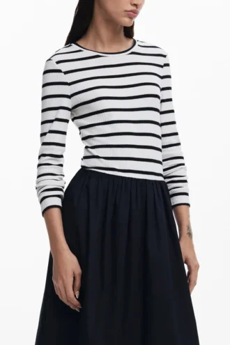 Combined Midi Dress