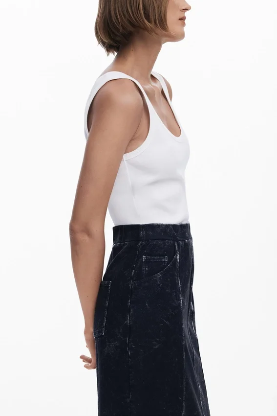 Combined Midi Dress Combined Midi Dress