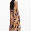 Crinkled Effect Midi Dress Crinkled Effect Midi Dress