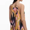 Crinkled Effect Midi Dress Crinkled Effect Midi Dress