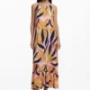 Crinkled Effect Midi Dress Crinkled Effect Midi Dress