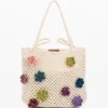 Crochet Bag with Flowers