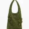 Crochet Bag with Flowers