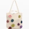 Crochet Bag with Flowers