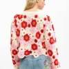 Crochet Flower Sweater