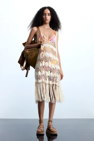 Crochet Pareo with Appliques