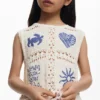 Crochet Sweater with Fringes