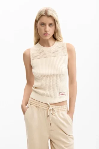 Crochet T-Shirt Embroidered