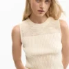 Crochet T-Shirt Embroidered Crochet T-Shirt Embroidered