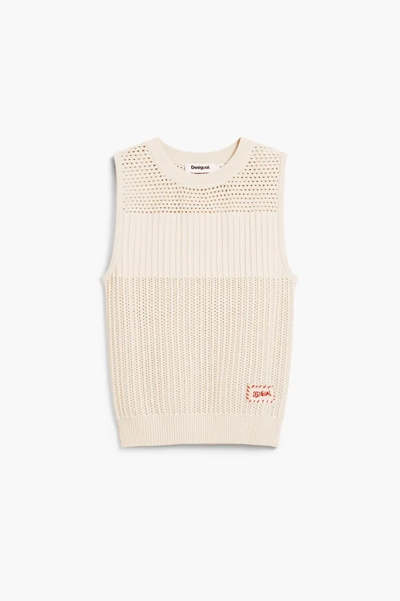 Crochet T-Shirt Embroidered Crochet T-Shirt Embroidered