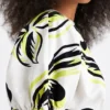 Cropped Floral Blouse