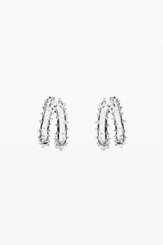 Crystal Hoop Earrings Zalio