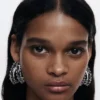 Crystal Hoop Earrings Zalio