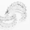 Crystal Hoop Earrings Zalio