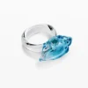 Crystal Zalio Seashell Ring