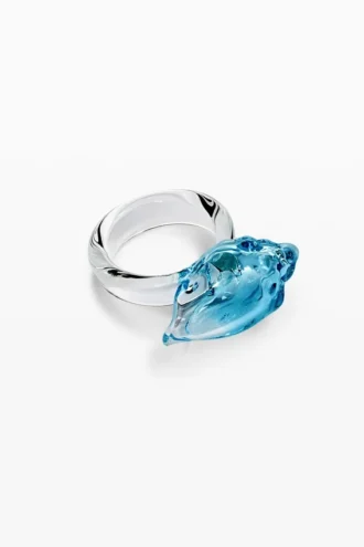 Crystal Zalio Seashell Ring