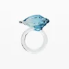Crystal Zalio Seashell Ring