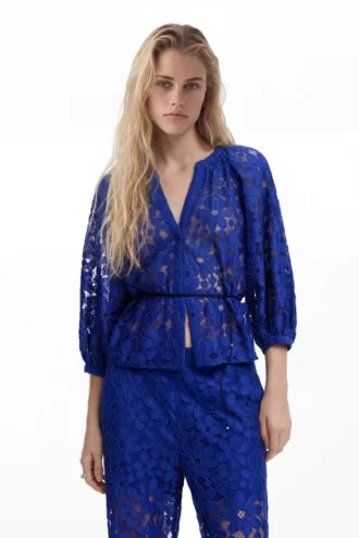 Cut-Out Blouse