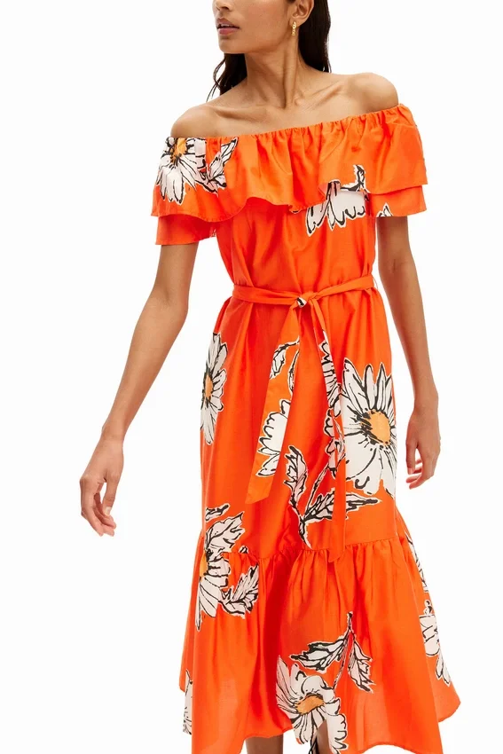Daisy Ruffle Midi Dress Daisy Ruffle Midi Dress