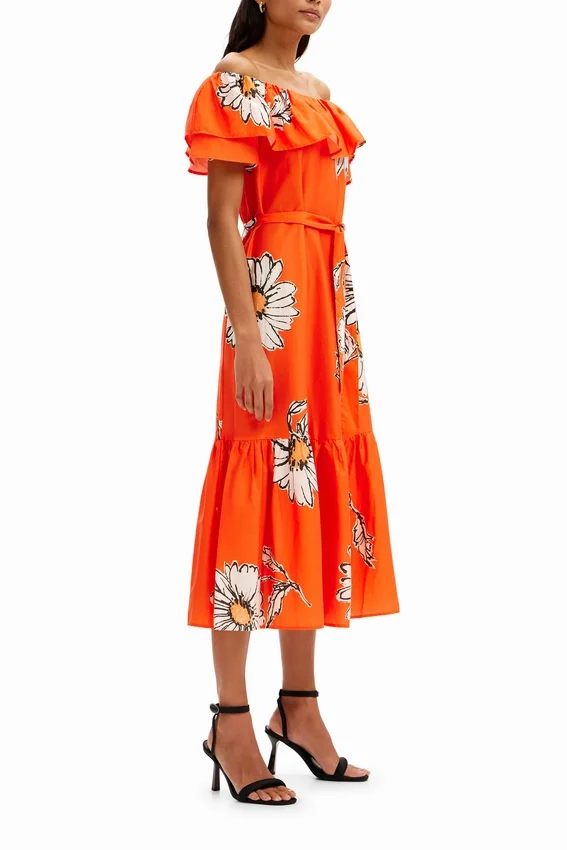 Daisy Ruffle Midi Dress Daisy Ruffle Midi Dress