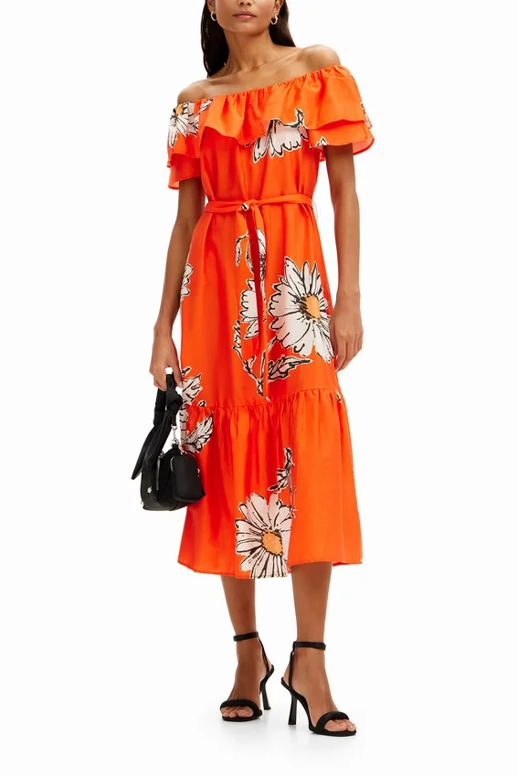 Daisy Ruffle Midi Dress Daisy Ruffle Midi Dress