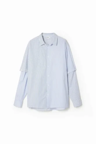 Deconstructed Long-Sleeve Shirt