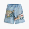 Denim Bermuda Patches Denim Bermuda Patches
