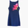 Denim-Effect Mini Dress