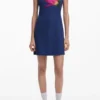 Denim-Effect Mini Dress