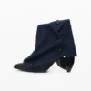 Denim Flap Ankle Boot Denim Flap Ankle Boot