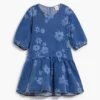 Denim Floral Dress