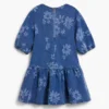 Denim Floral Dress